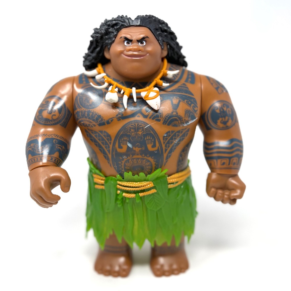 2015 Hasbro Disney Moana Maui Mega Action Figure Doll 10.5" No Hook Maui‎ Figure